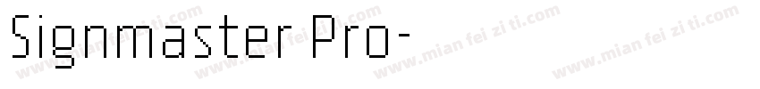 Signmaster Pro字体转换